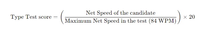 JKSSB Junior Assistant Selection Criteria Formula