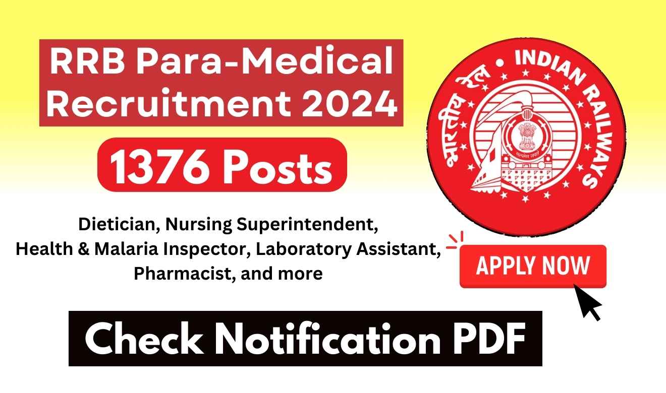 RRB Para-Medical Recruitment 2024