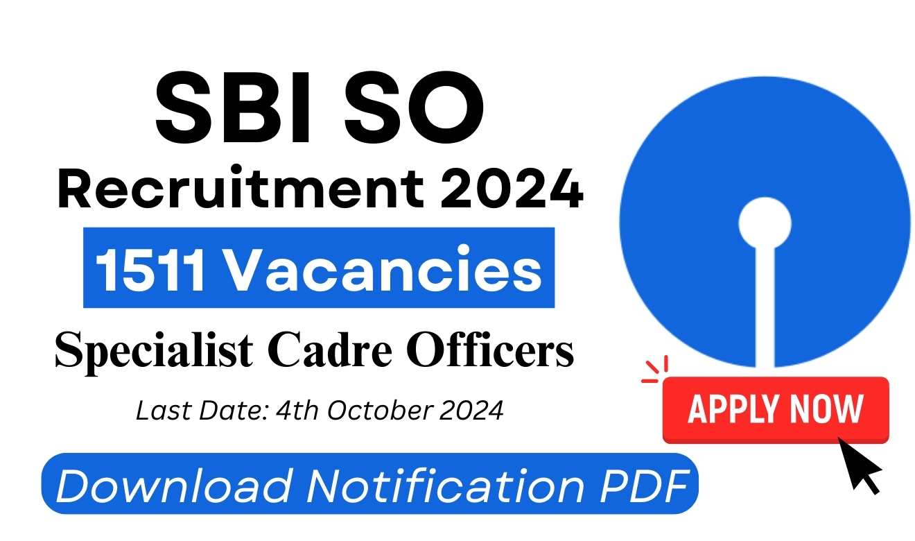 SBI SO Recruitment 2024