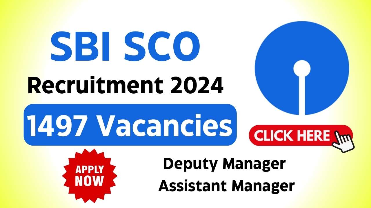 SBI SCO Recruitment 2024